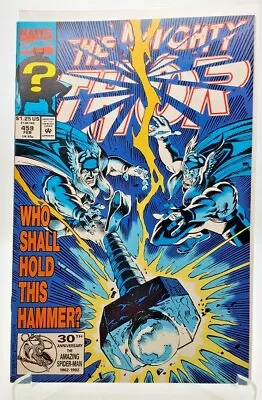 Buy Thor #459 (1993) *KEY* 1ST APPEARANCE OF THUNDERSTRIKE (ERIC MASTERSON) NM+ • 34.91£