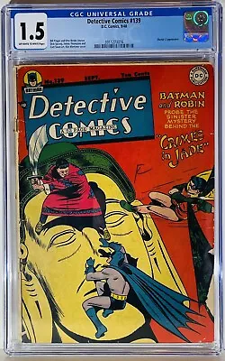 Buy Detective Comics #139, CGC 1.5 Batman & Robin 1948 DC⭐️Crimes In Jade ⭐️ Rare 🔥 • 309.87£