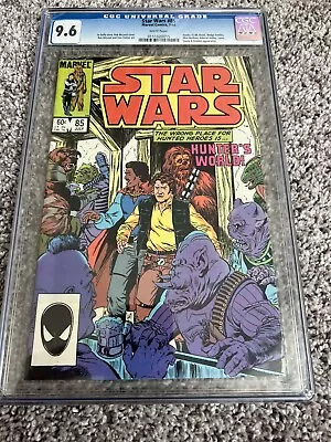Buy Star Wars #85 (1984) CGC Graded 9.6 Bob McLeod Cover Marvel Comics White Pages • 77.65£