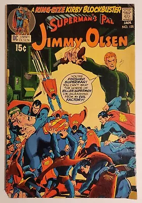 Buy Superman's Pal, Jimmy Olsen #135 (1971, DC) GD Neal Adams Cover Jack Kirby • 5.93£