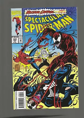 Buy Spectacular Spider-Man #202 (Marvel,1993) Mint 9.6, Maximum Carnage Part 4 Of 14 • 15.53£