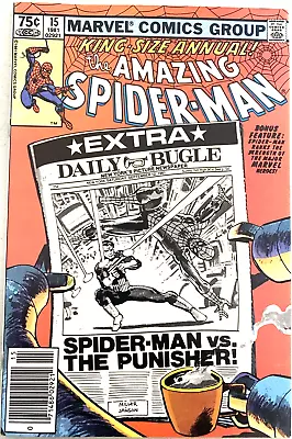 Buy Amazing Spider-man Annual # 15. Newsstand. 1981 Frank Miller-cover/art. Vfn/nm. • 24.99£