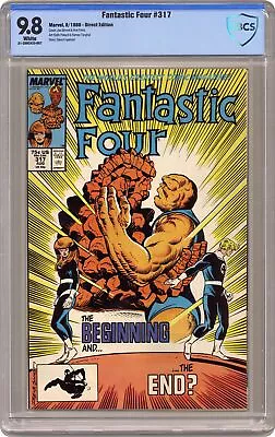 Buy Fantastic Four #317 CBCS 9.8 1988 21-289C433-007 • 64.46£