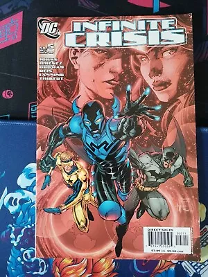 Buy Dc Comics Infinite Crisis 5 First Appearance Jamie Eyes As 3rd Blue Beetle • 25£