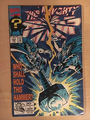 Buy THE MIGHTY THOR # 459 (MARVEL 1993) 1ST APPEARANCE THUNDERSTRIKE, Key Issue!! • 7.76£