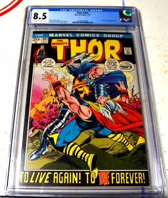 Buy The Mighty Thor #201 CGC 8.5!!! • 70.66£
