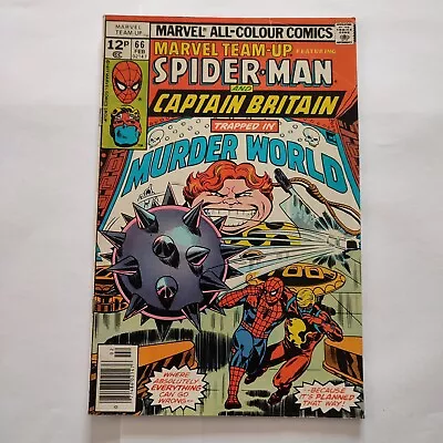 Buy Marvel Team-Up #66 - Marvel 1978 - 2nd Captain Britain In US Comic - Spider-Man • 13.49£