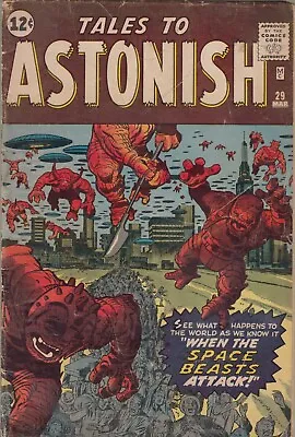 Buy Tales To Astonish (March 1962) #29 Classic  Lee,  Ayers,  Kirby , & Ditko  Work • 120.37£