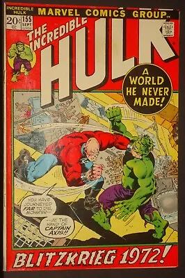 Buy Incredible Hulk #155 Sept 1972  • 116.48£