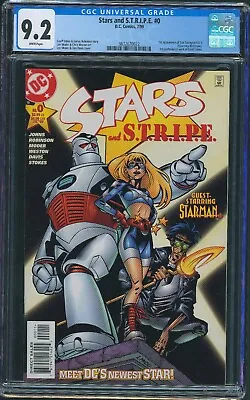 Buy Stars And S.T.R.I.P.E. # 0 07/1999 CGC 9.2 NM- 1st Courtney Whitmore, Stargirl • 31.06£