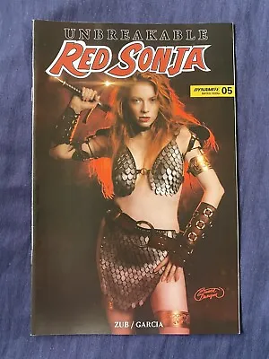 Buy Unbreakable Red Sonja #5 (Augusta Monroe Cosplay Variant) Bagged & Boarded • 5.45£