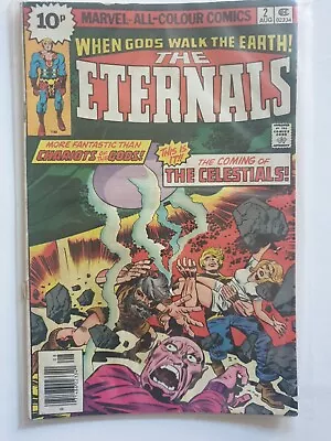 Buy THE ETERNALS Vol 1 When Gods Walked The Earth #2 JACK KIRBY Marvel Comics 1976 • 0.99£