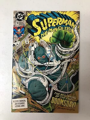 Buy Superman The Man Of Steel #18 Dc Comics Key 1st Full  App Doomsday • 11.65£