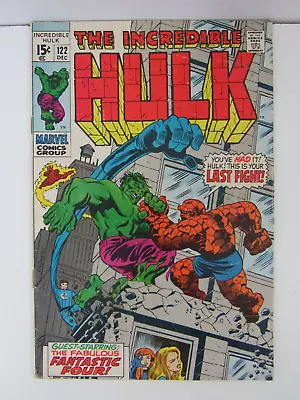 Buy Marvel Comics The Incredible Hulk No.122 December 1969 (Pg116D) • 38.90£