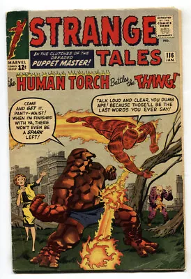 Buy Strange Tales #116  1963 - Marvel  -VG - Comic Book • 126.20£