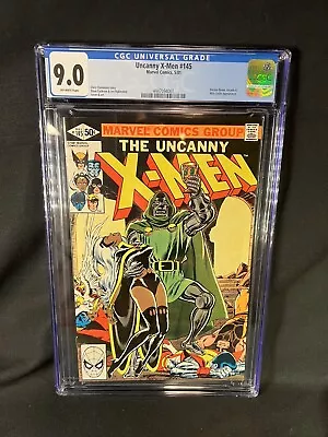 Buy Uncanny X-Men #145 CGC 9.0 1981 Marvel.  Doctor Doom Arcade Miss Locke.  New CGC • 73£