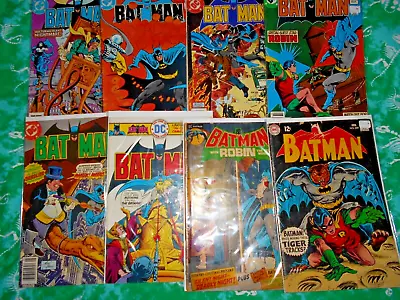 Buy Batman Comics Lot (8) Ave Vg+ 1969-1984 • 29.56£