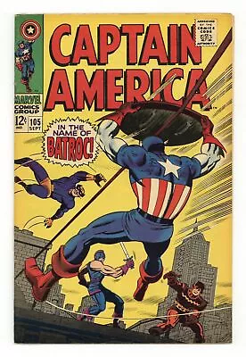 Buy Captain America #105 VG+ 4.5 1968 • 13.98£