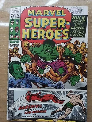 Buy Marvel Superheroes 27.  1970.  Hulk, Daredevil Sub-Mariner • 6£