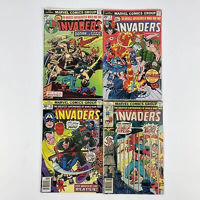 Buy Marvel Comics The Invaders Vol 1 No   2   4   10  19    Lot Of 4 Comic Books • 53.81£