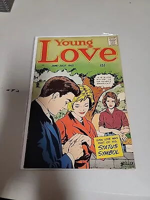 Buy YOUNG LOVE Vol. 7 No. 1 (June 1963) Status Symbol; Scarcer Prize Comic; Nice • 27.17£