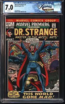 Buy Marvel Comics Marvel Premiere 3 7/72 FANTAST CGC 7.0 White Pages • 111.06£