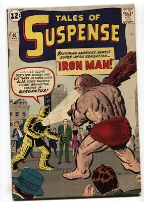 Buy Tales Of Suspense #40 Second Iron Man 1963 Marvel Comic Book • 693.12£