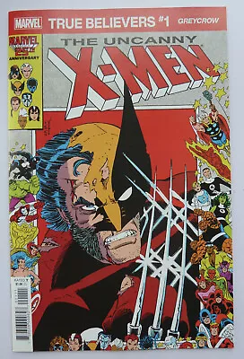 Buy True Believers #1 Uncanny X-Men Greycrow Marvel Comics November 2020 VF/NM 9.0 • 4.45£