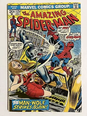 Buy Amazing Spider-Man #125 VG 4.0 Man-Wolf • 19.42£