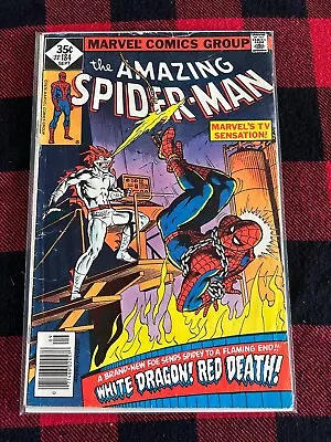 Buy Amazing Spider-Man #184 Newsstand 1st App Of The White Dragon 1963 Comb Shipping • 3.88£