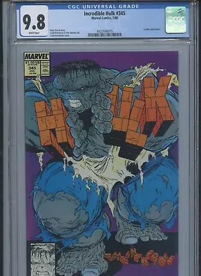 Buy Incredible Hulk #345 1988 CGC 9.8 • 454.32£