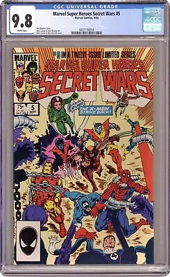 Buy Marvel Super Heroes Secret Wars #5 CGC 9.8 1984 🔥 Mike Zack Cover 🔥 #5 / 12 • 85.43£