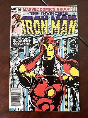 Buy IRON MAN #170 NEWSSTAND Marvel 1983 1st James Rhodes As Iron Man • 6.21£