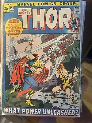 Buy THOR #193 (November 1971) MID GRADE  Featuring The SILVER SURFER  34 Page Issue! • 27.18£