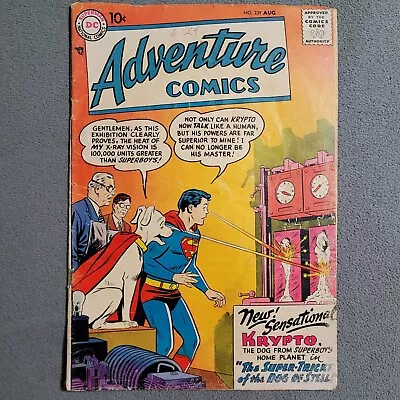 Buy Adventure Comics #239 Krypto First Appearance 1957 • 19.38£