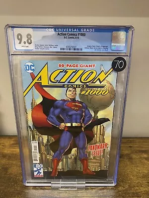 Buy Action Comics #1000 2018 Cgc 9.8 Dc • 70£