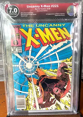 Buy Uncanny X-Men #221 (1987) EGS 7.0 1st Appearance Of Mister Sinister Marvel NICE! • 47.06£