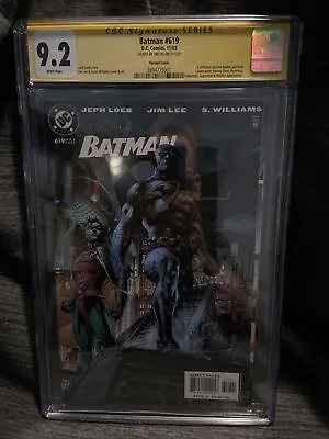 Buy Batman #619 Cgc 9.2 Heroes Trifold Variant Signed By Jim Lee • 155.60£