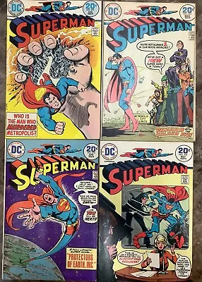 Buy Superman 271, 273-275 DC 1974 Comic Books • 12.42£