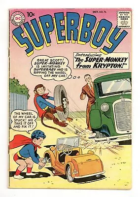 Buy Superboy #76 VG- 3.5 1959 • 25.63£