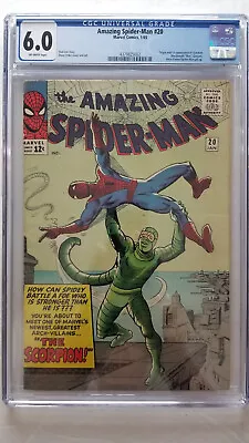 Buy Amazing Spider-Man #20 CGC 6.0 Fine       1st Appearance Scorpion • 683.42£