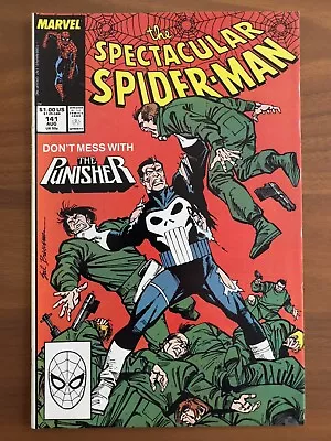 Buy The Spectacular Spider-Man #141 (Marvel Comics August 1988) F/F+ Punisher • 2.32£