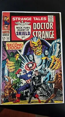 Buy Strange Tales #161 Marvel Comic Steranko Lee Adkins 1967 VG • 38.83£