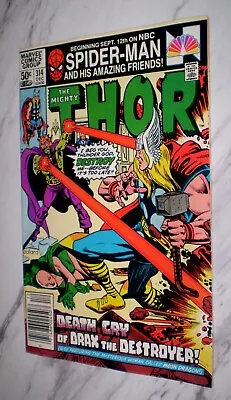 Buy Thor #314 NM- 9.2 OW Pages 1981 Marvel Newsstand Ed. *COMBINED SHIPPING • 11.67£