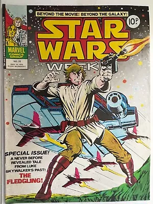 Buy Star Wars Weekly, Vintage UK Marvel Comic  No.33 • 2.45£