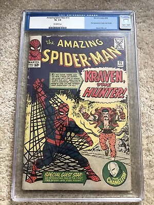 Buy Amazing Spider-Man #15 - Marvel Comics 1964 CGC 2.5 1st Appearance Of Kraven The • 372.76£