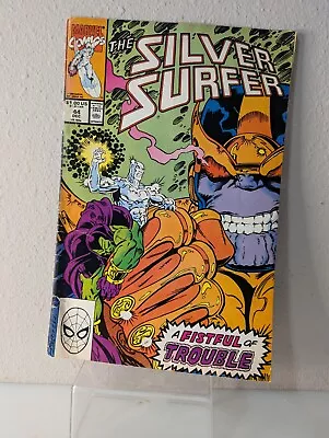 Buy Marvel Comics The Silver Surfer #44 First Appearance Of The Gauntlet  • 9.32£