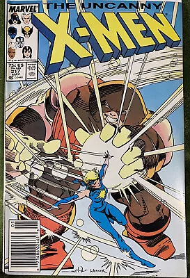 Buy The Uncanny X-Men #217 Comic Book Dazzler Joins X-Men Juggernaut NEWSSTAND 1987 • 3.07£