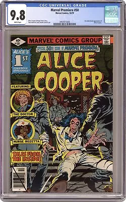 Buy Marvel Premiere #50 CGC 9.8 1979 3997815005 1st App. Alice Cooper • 411.60£