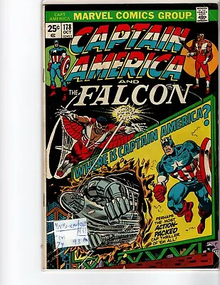 Buy Captain America 178 The Falcon Where Is? VF+ • 5.43£